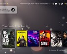 Pantalla conceptual de la interfaz de usuario de PS5 hecha por fans con alertas de mensajes. (Fuente de la imagen: YouTube/Paulo Manso Animation)