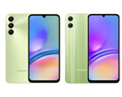 Los Galaxy A05s y Galaxy A05, de izquierda a derecha. (Fuente de la imagen: Samsung)